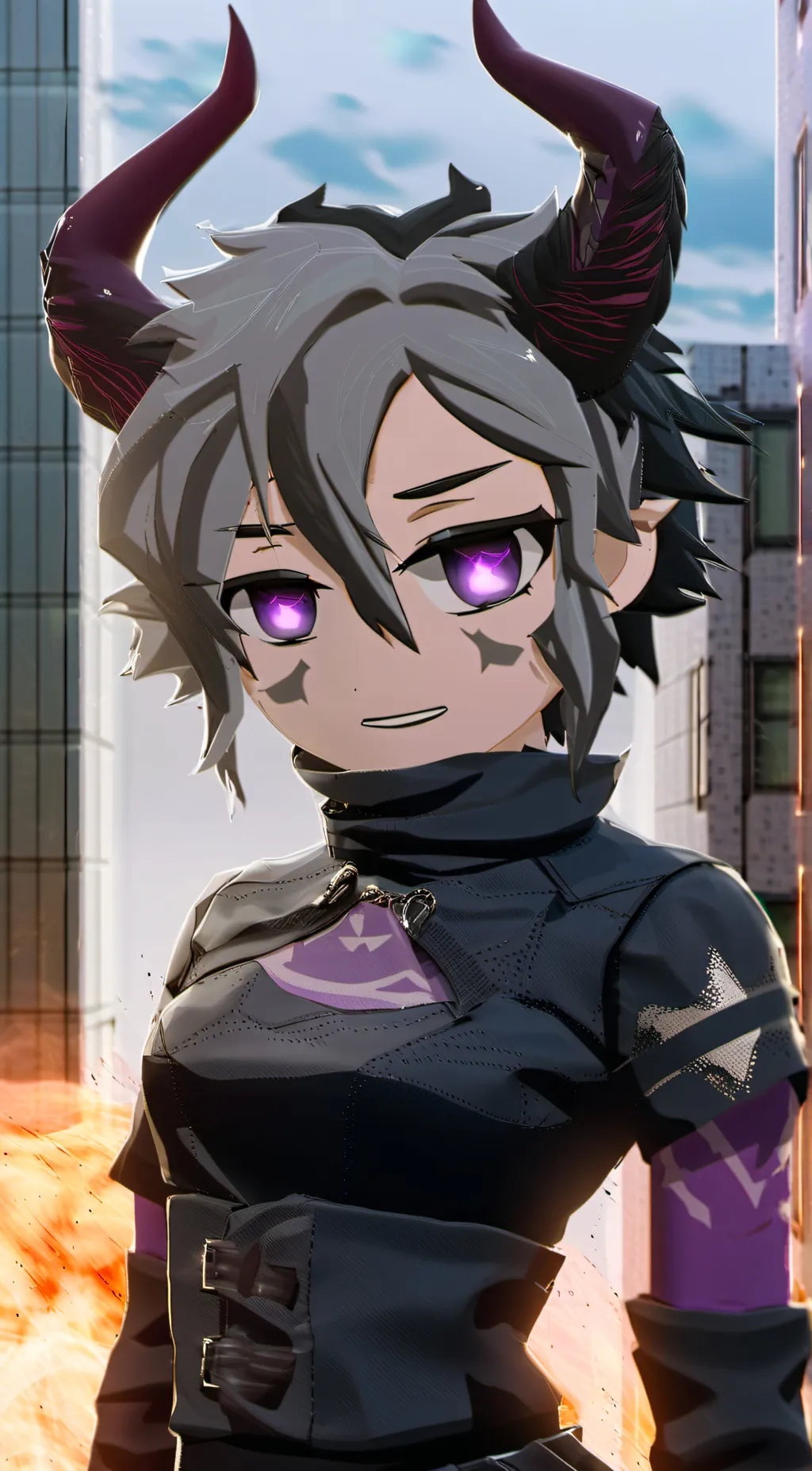 ai character: ray background