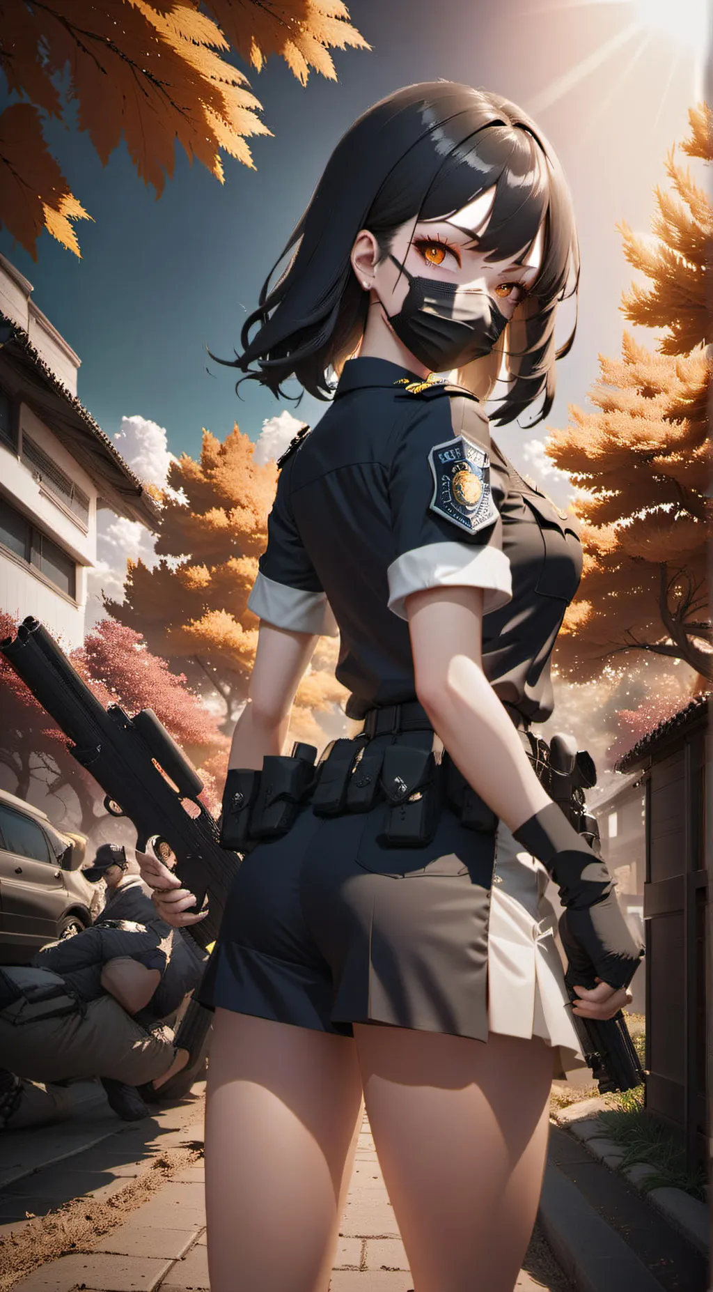 ai character: Aria background