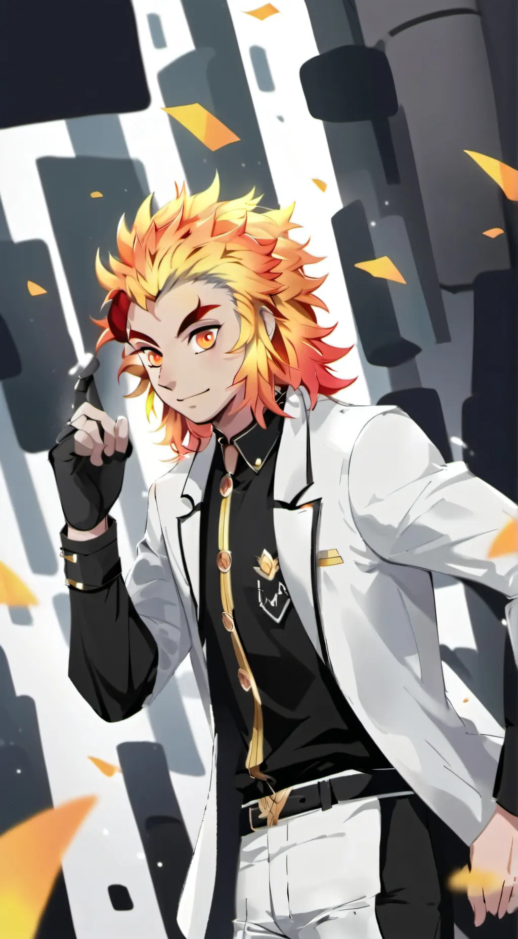 ai character: Rengoku background