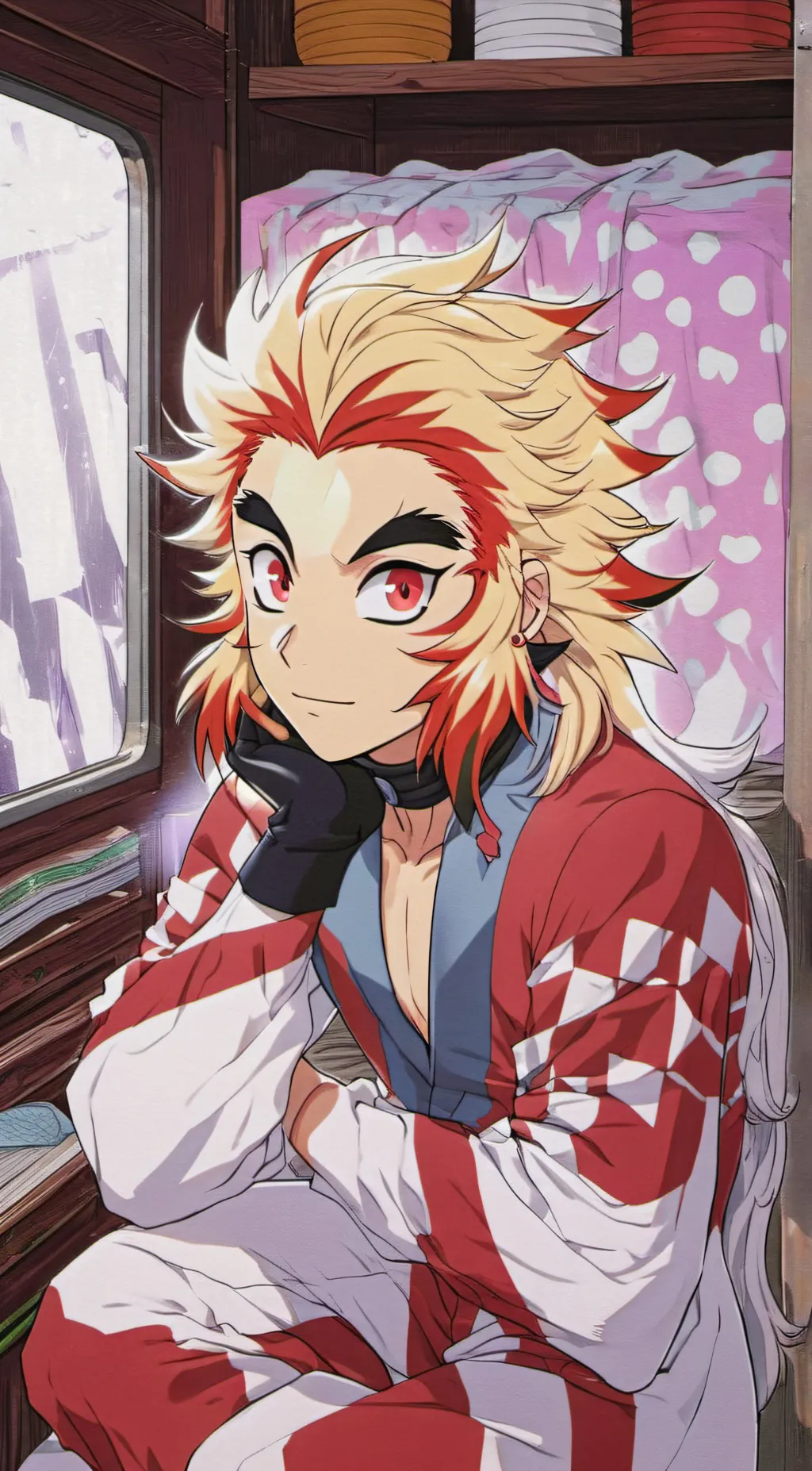 ai character: Rengoku kyojuro background