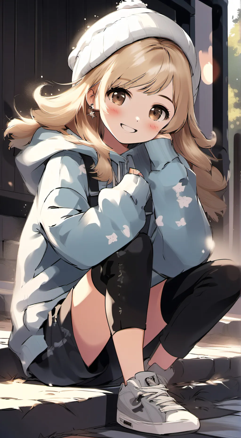 ai character: Savana background