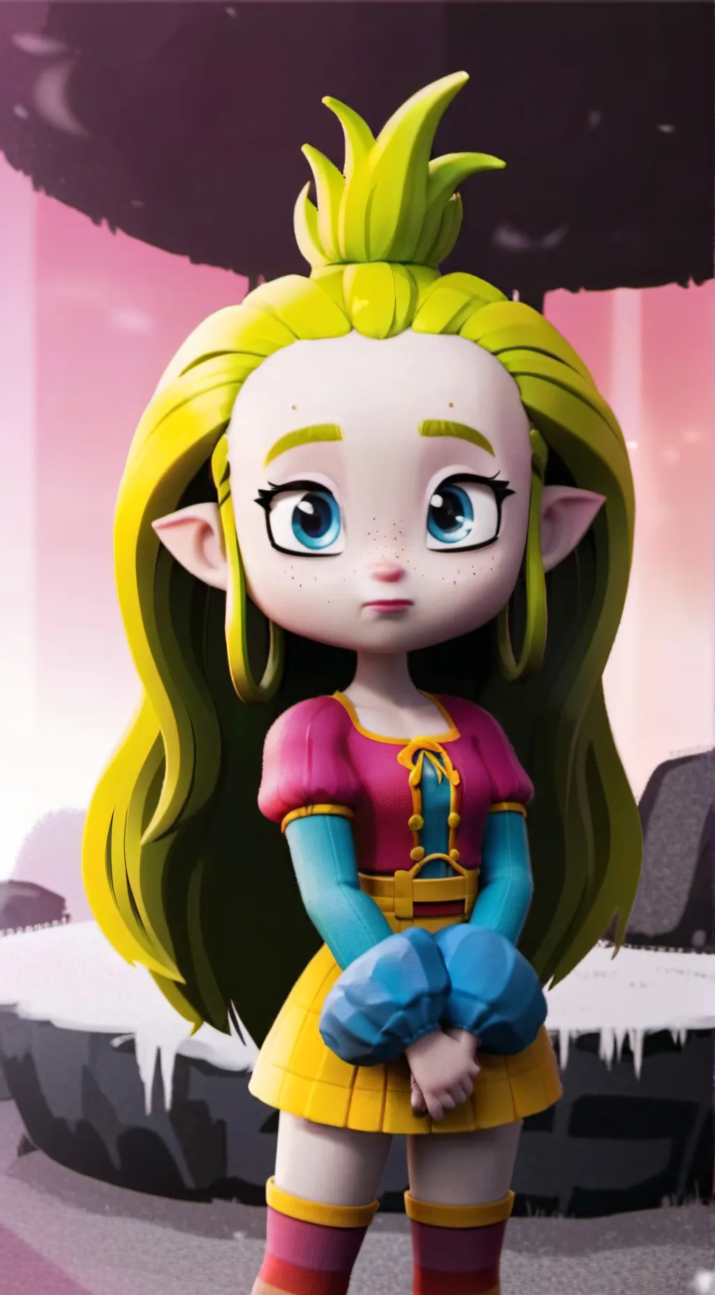 ai character: Velvet background