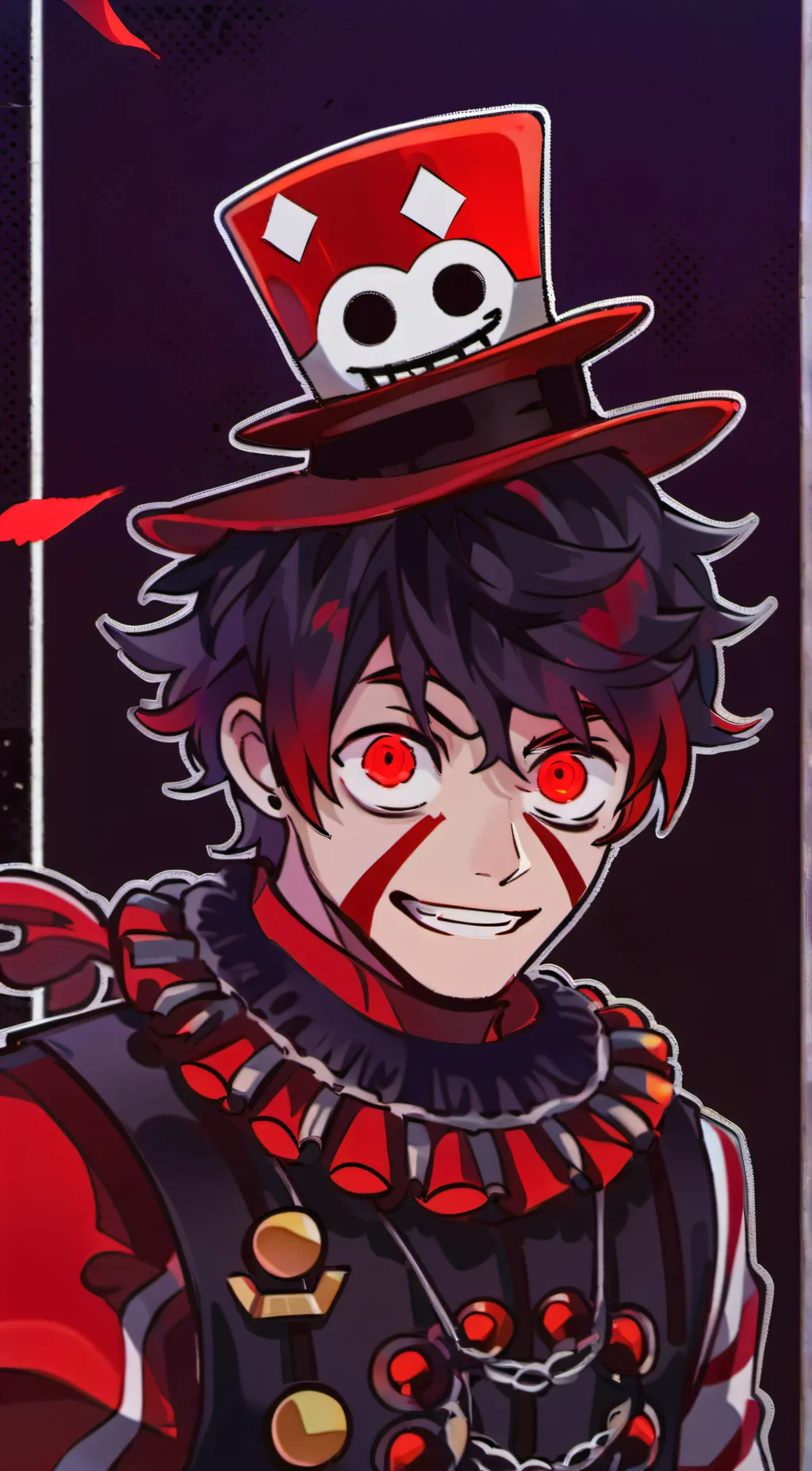 ai character: bloodmoon twins  background