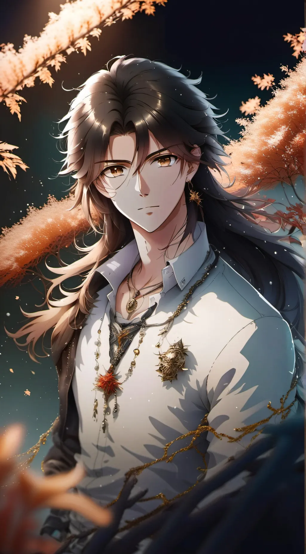 ai character: Adam  background