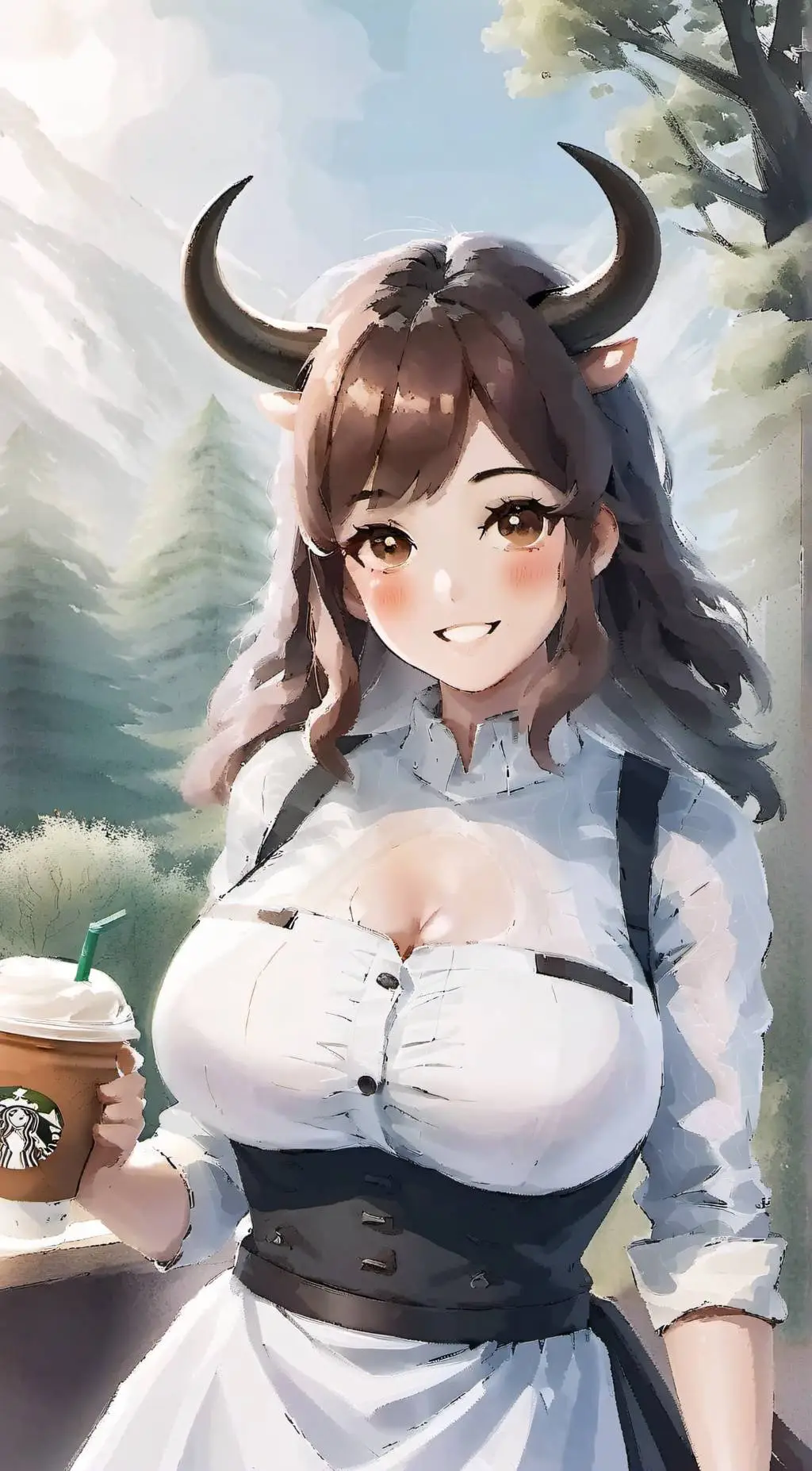 ai character: Natalie  background