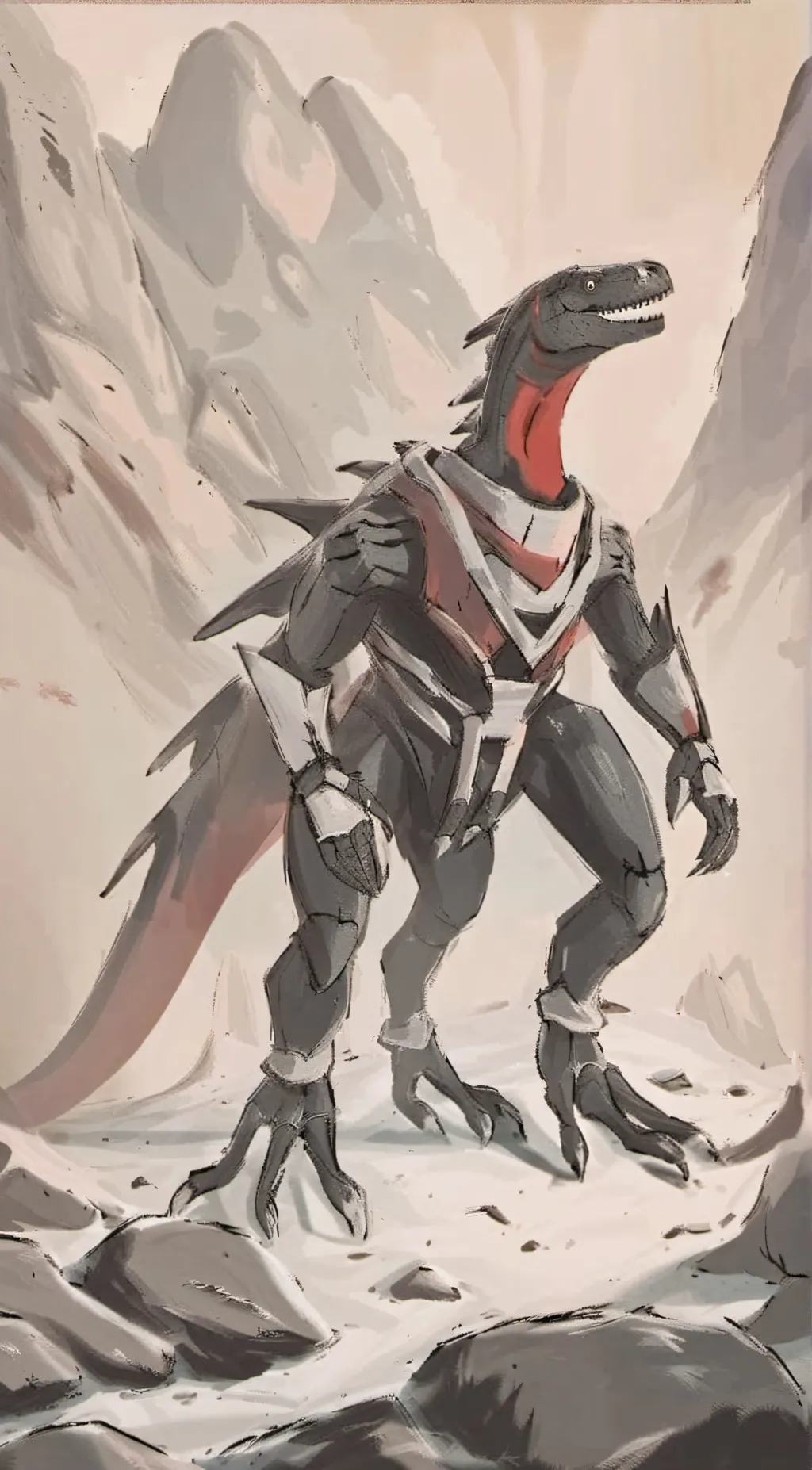 ai character: Ray background