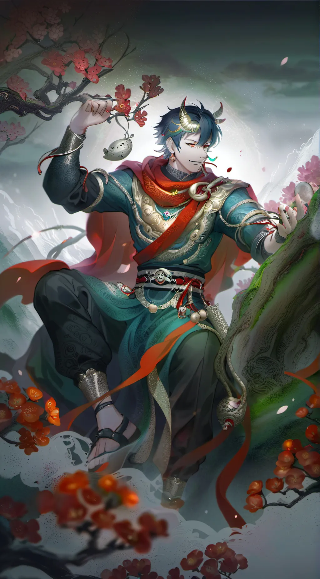 ai character: Caelum background