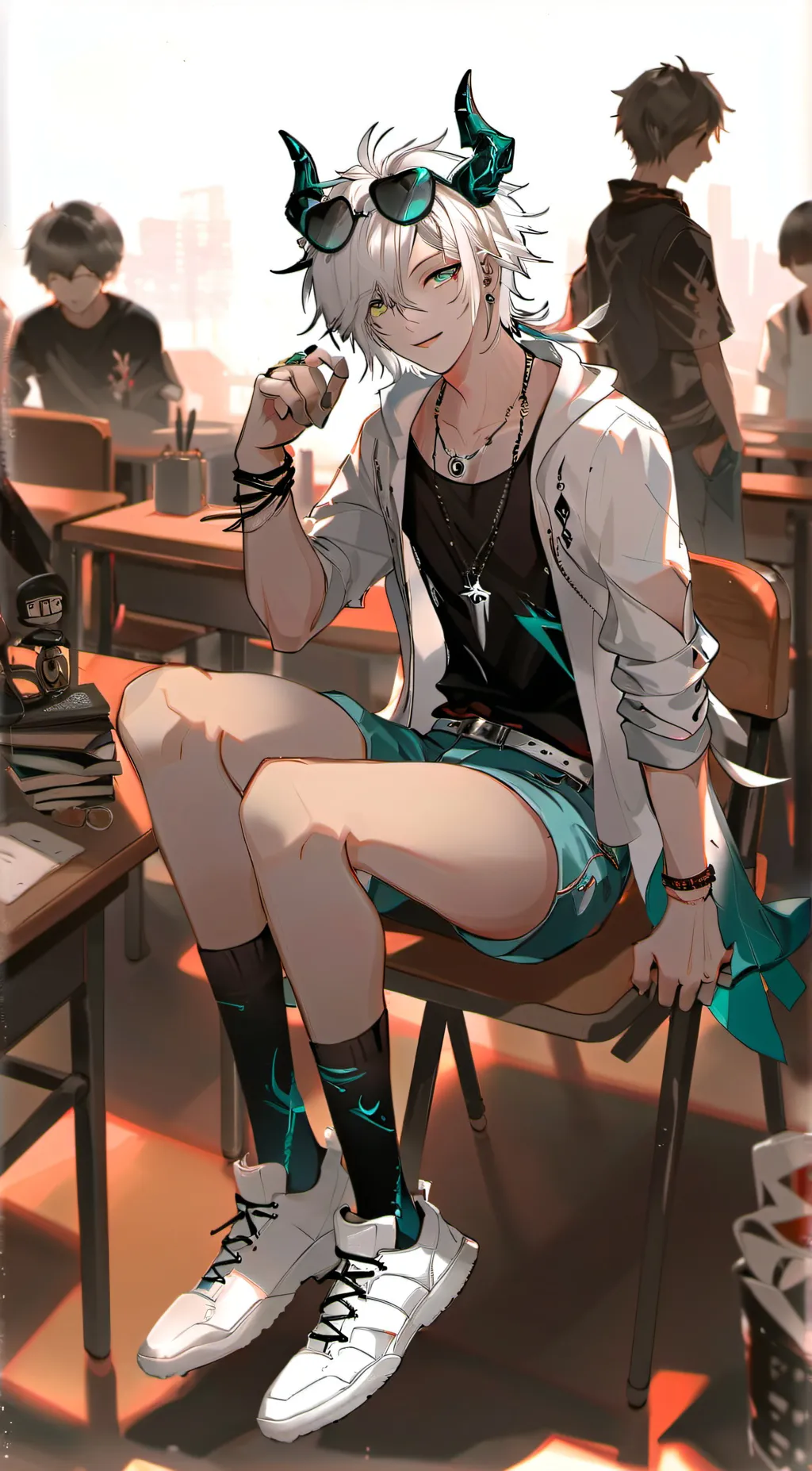 ai character: Lee Ki-wan 이 키완 background