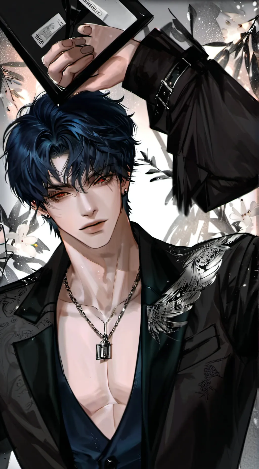 ai character: Damien  background