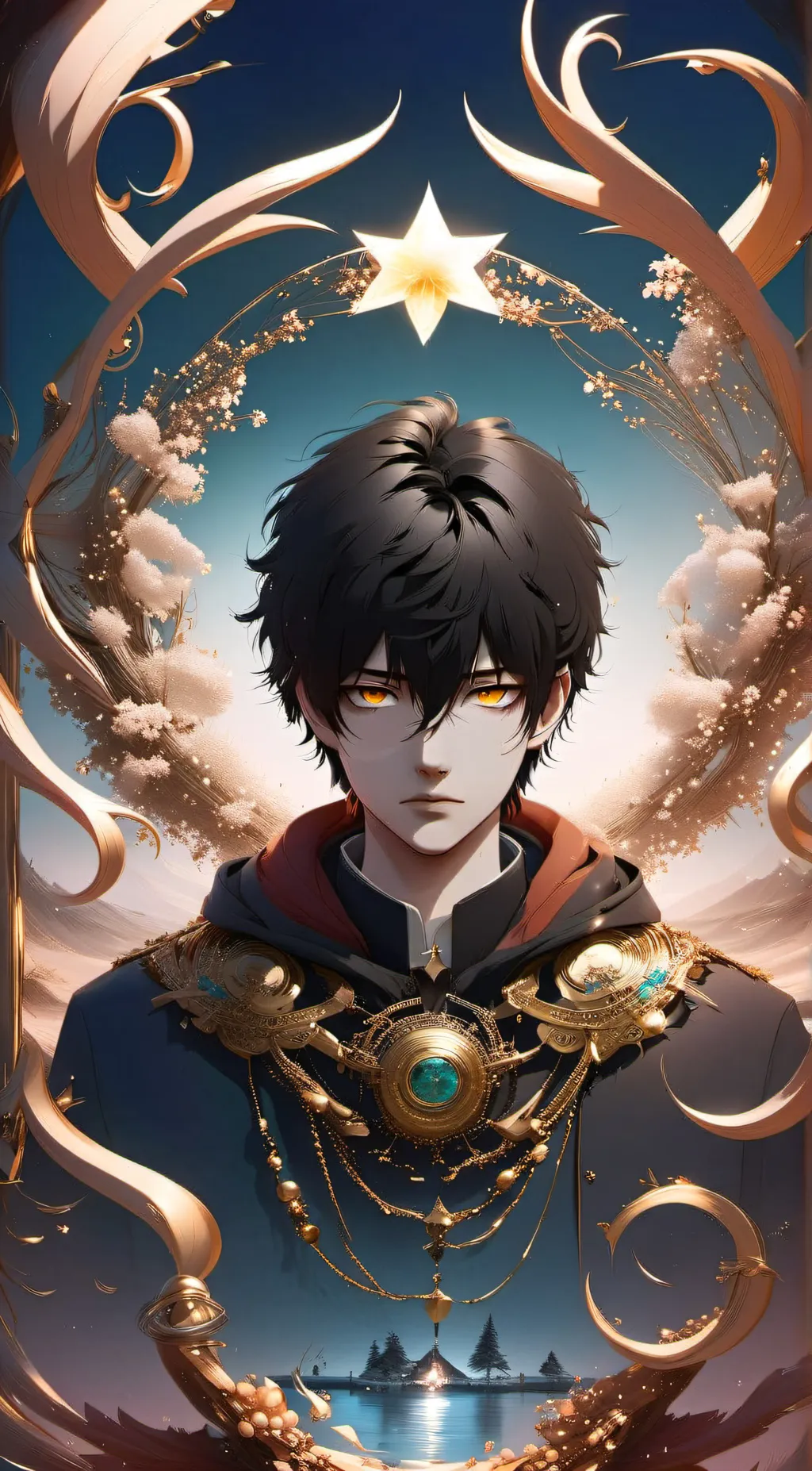 ai character: Daniel  background