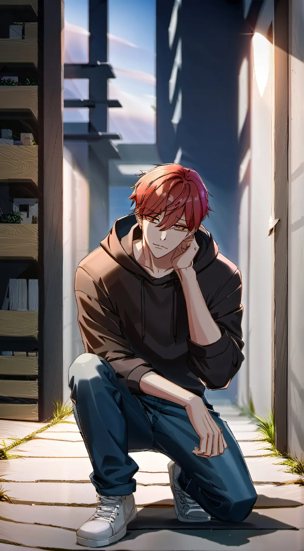 ai character: Adam background