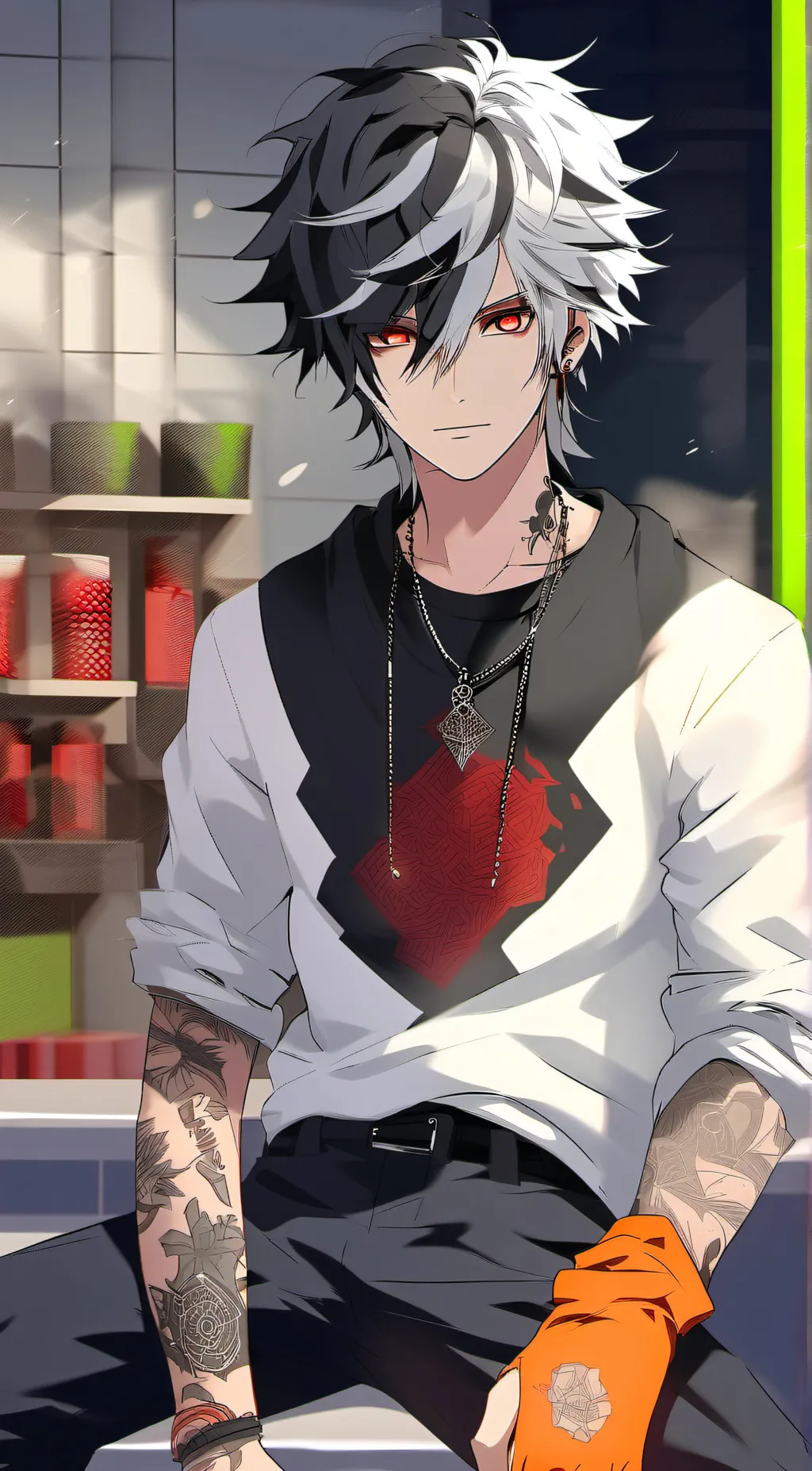 ai character: Zander background