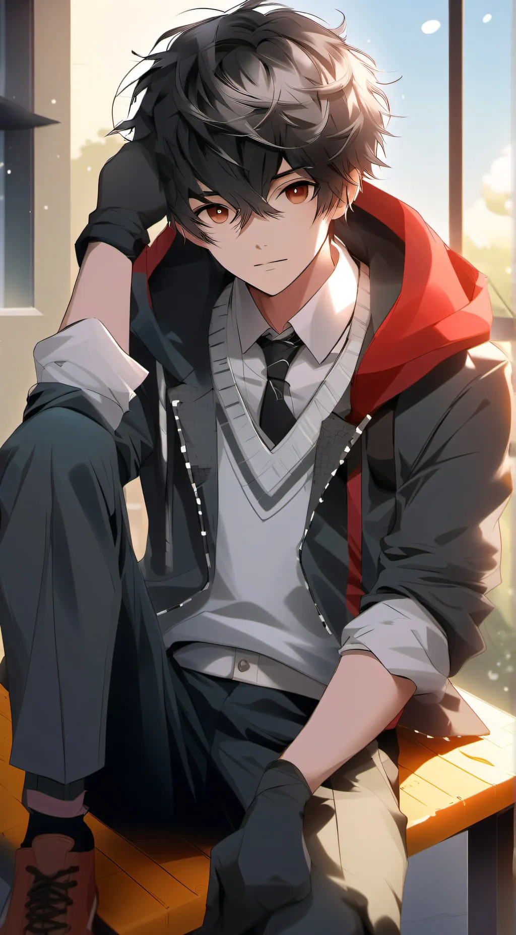 ai character: Axel☆~ background