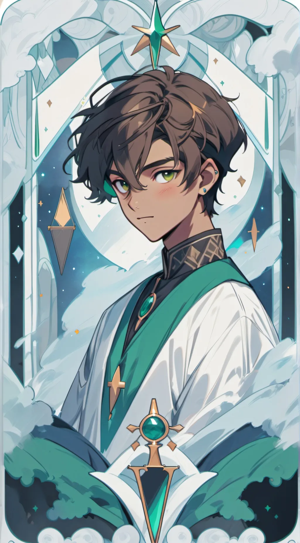 ai character: Leo background