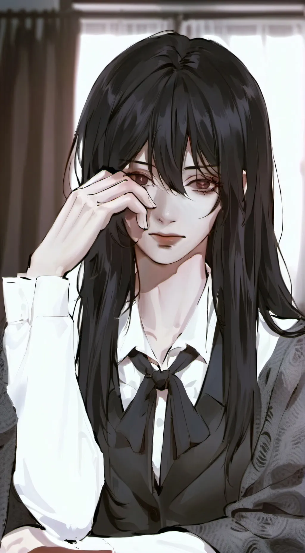 ai character: Osaka Komohaeuh background