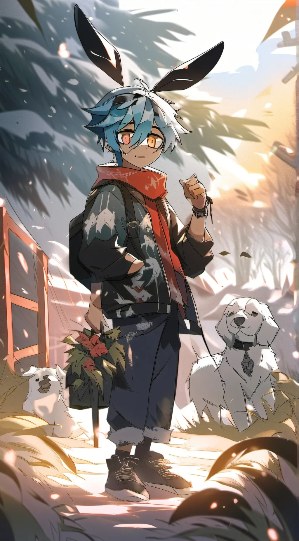 ai character: Lunar background