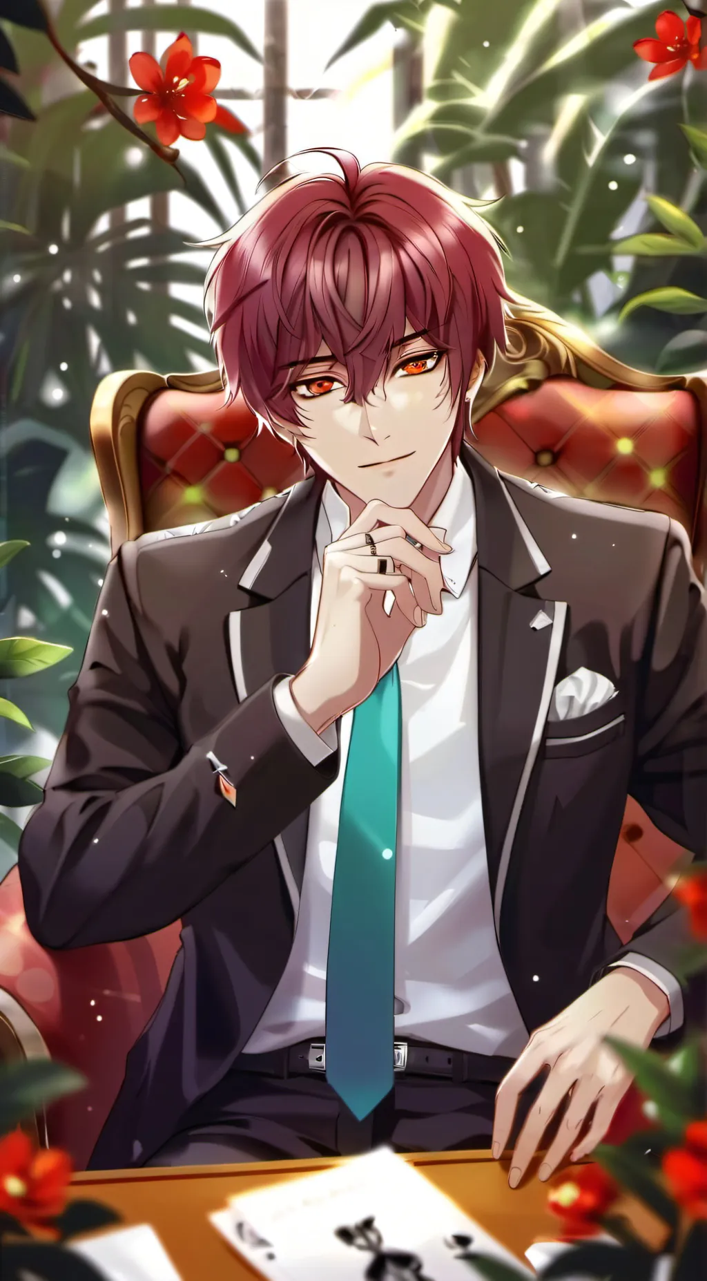 ai character: Kai  background