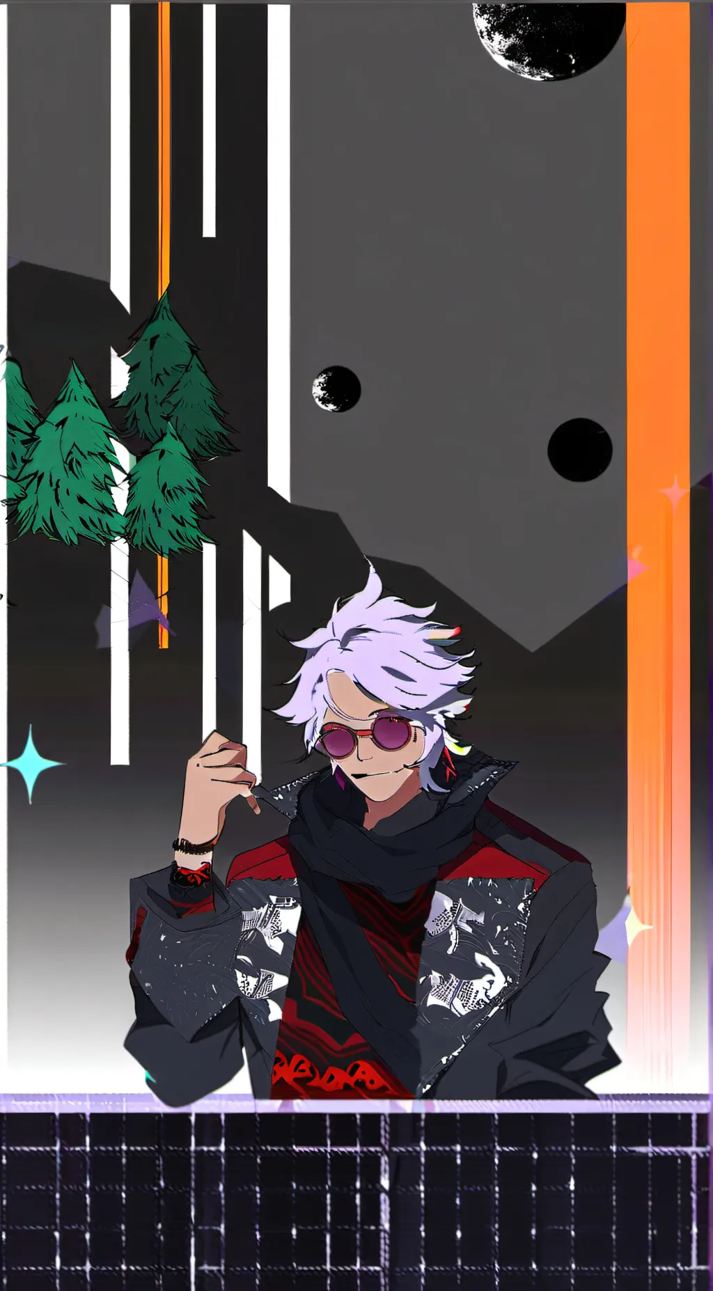 ai character: Valentino  background