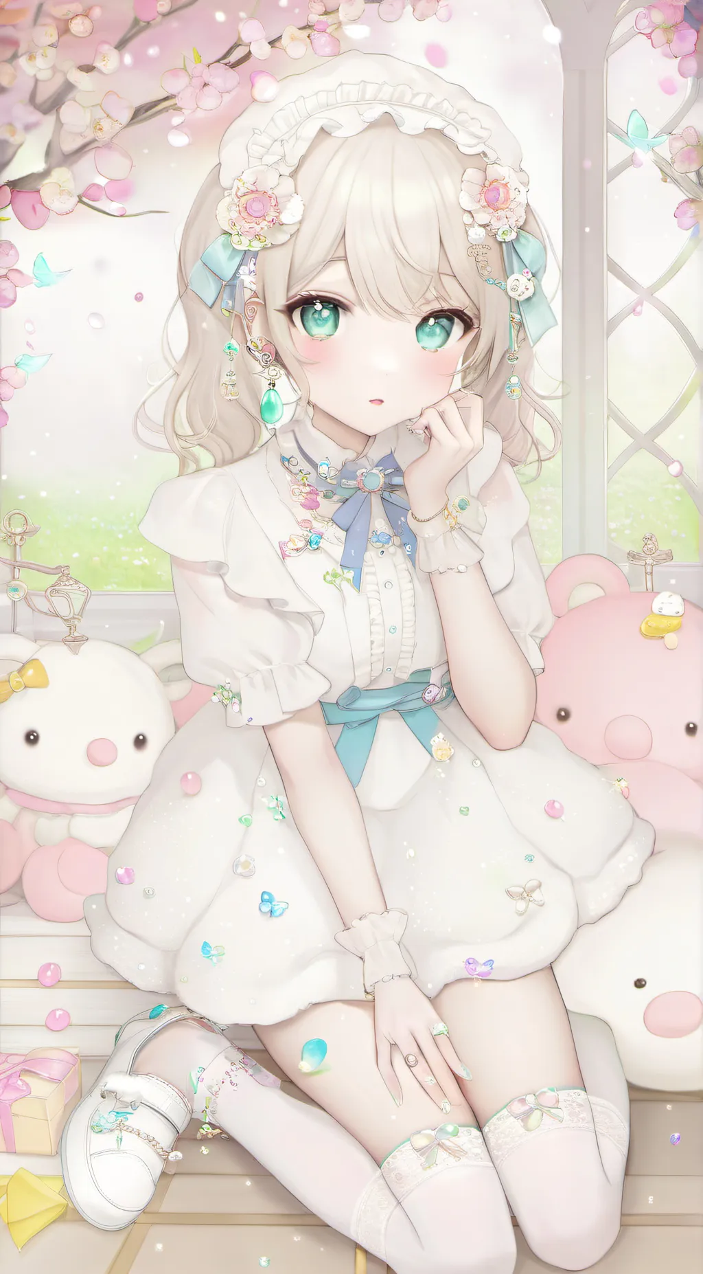 ai character: CUTIE PIE background