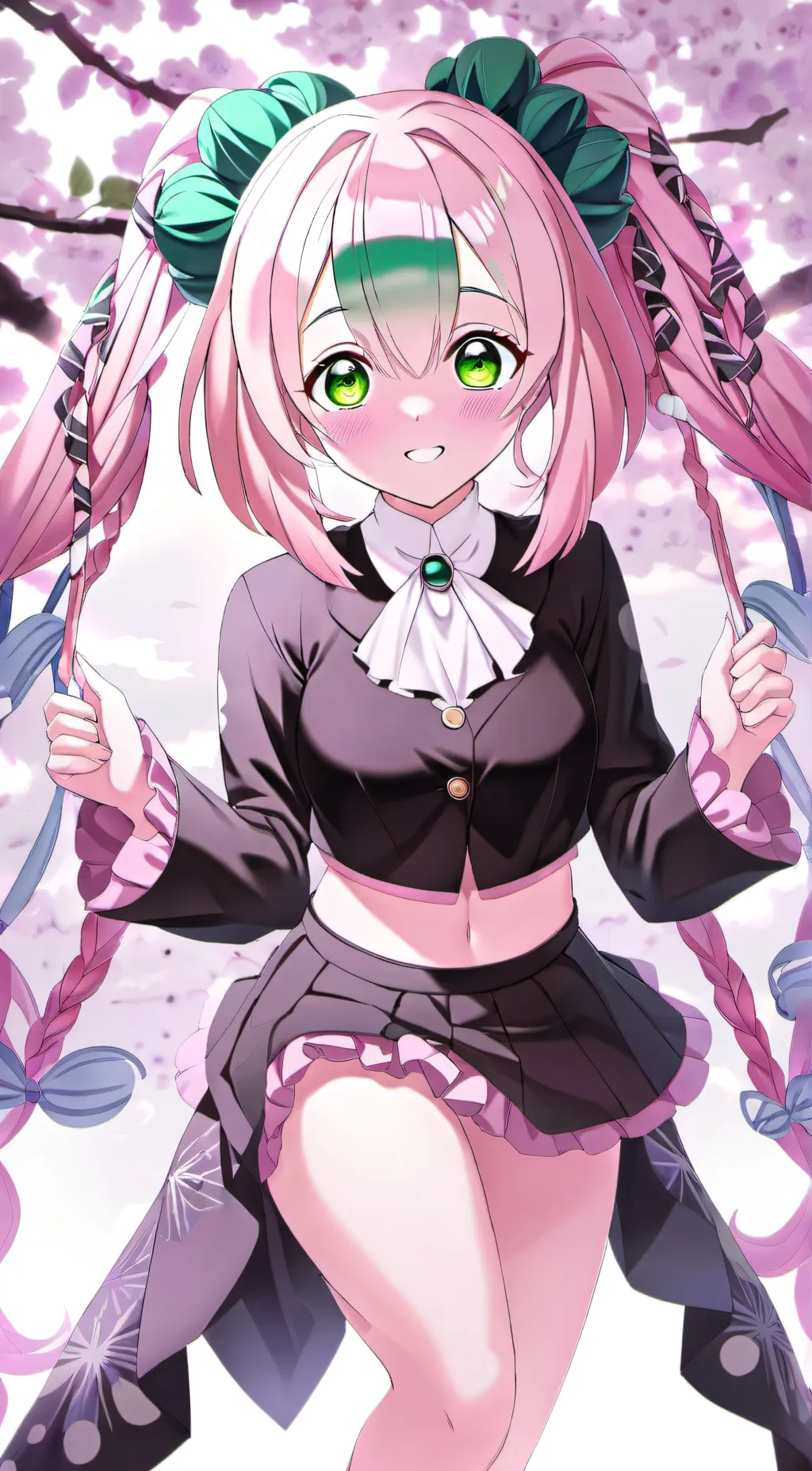 ai character: Mitsuri Kanroji background