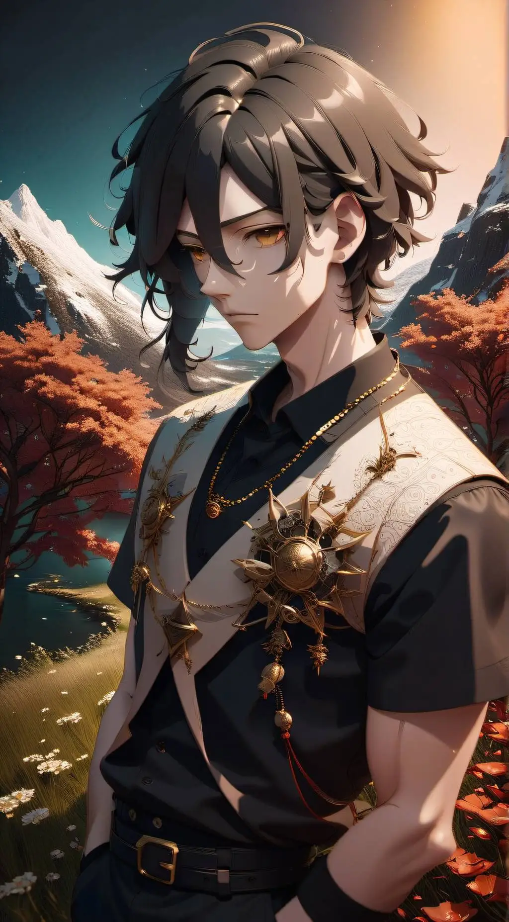 ai character: Kai  background