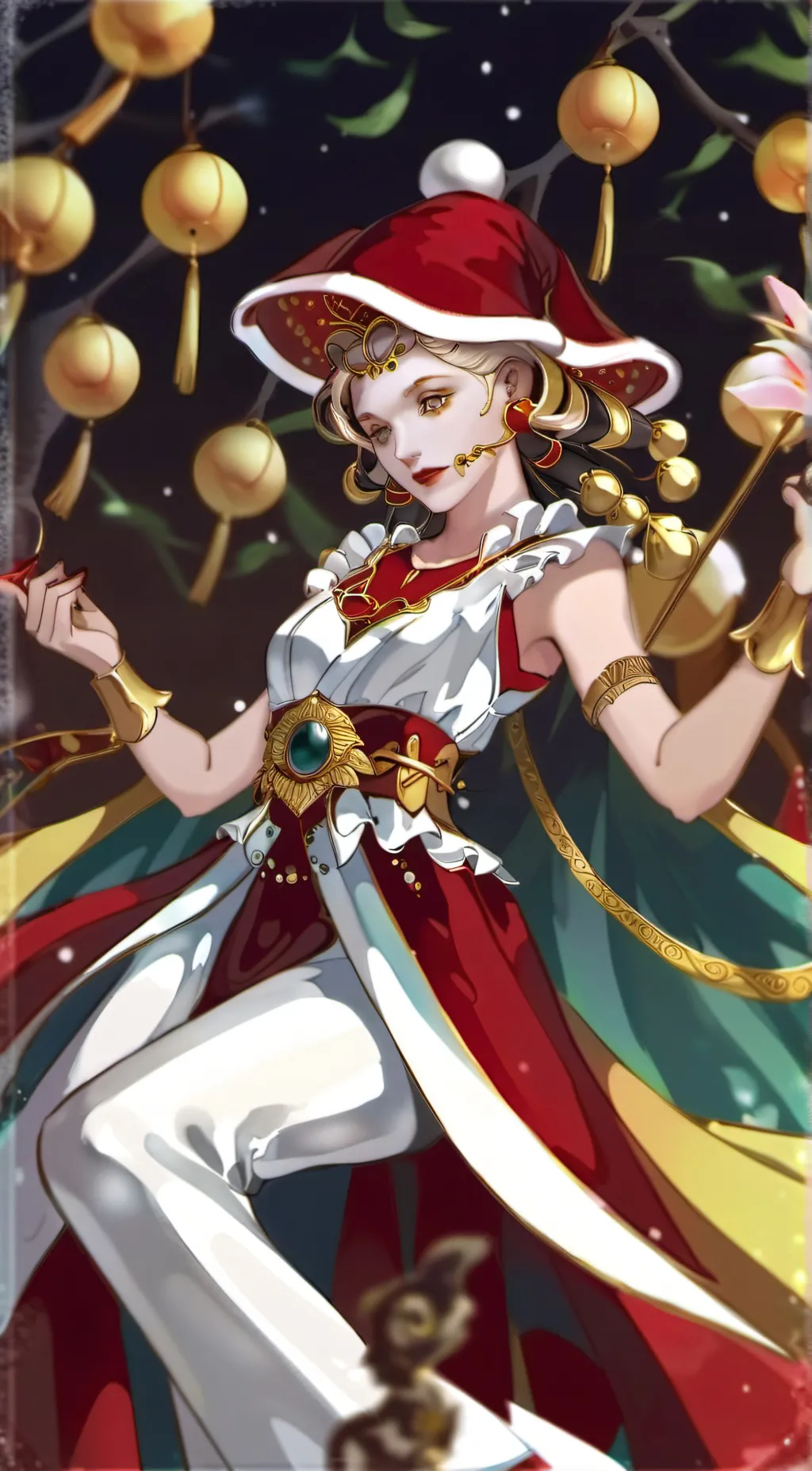 ai character: qween lily background