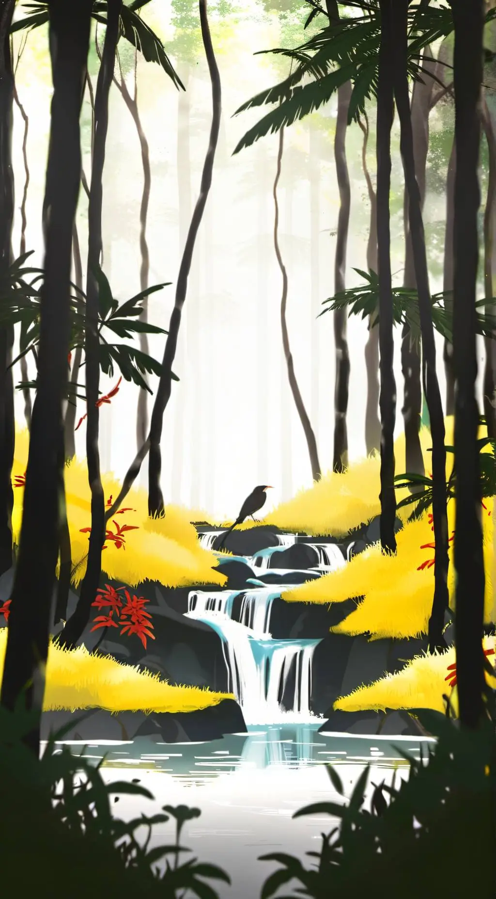 ai character: Tanjiro and Giyuu  background