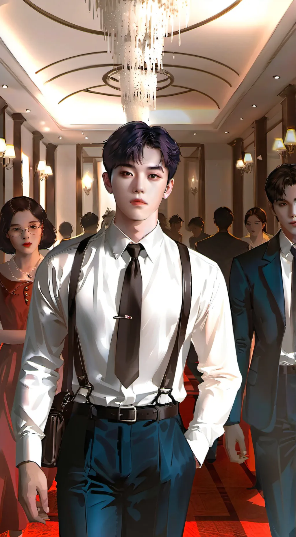 ai character: Droy background