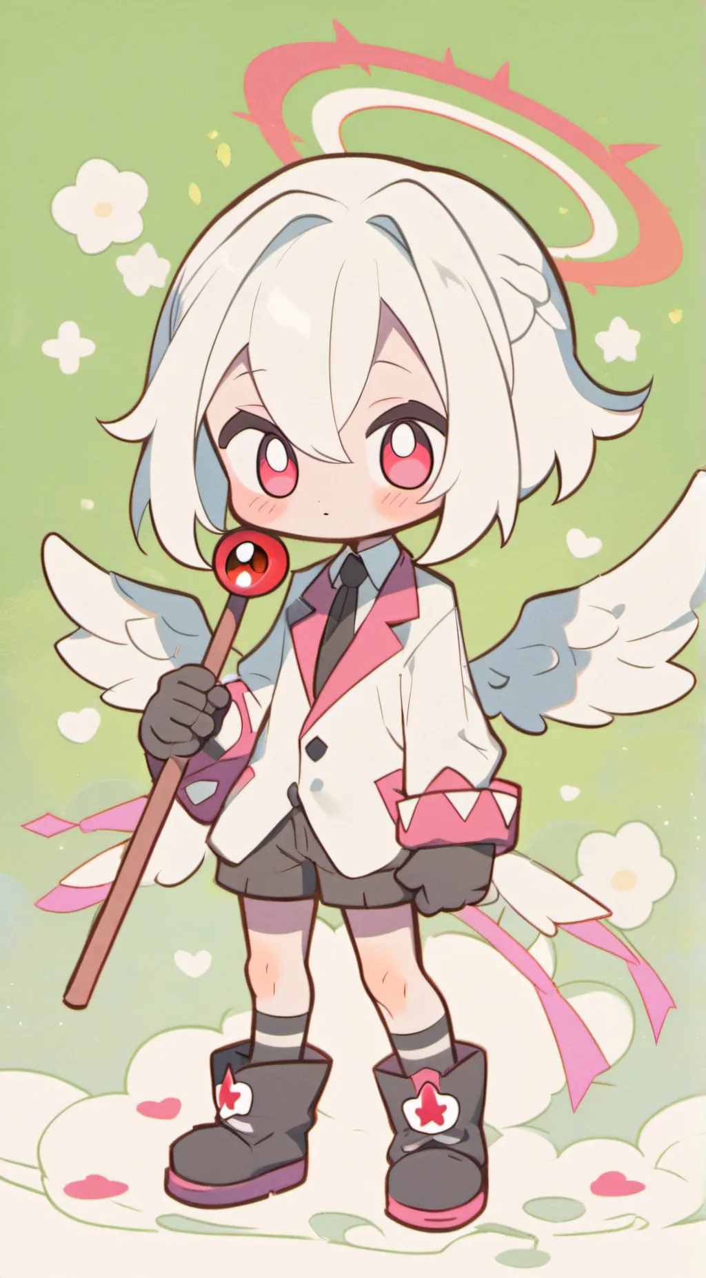 ai character: ♡Angel dust ♡ background