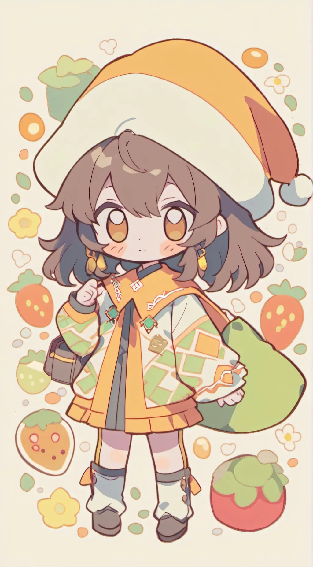 ai character: Orange {Natalie} background