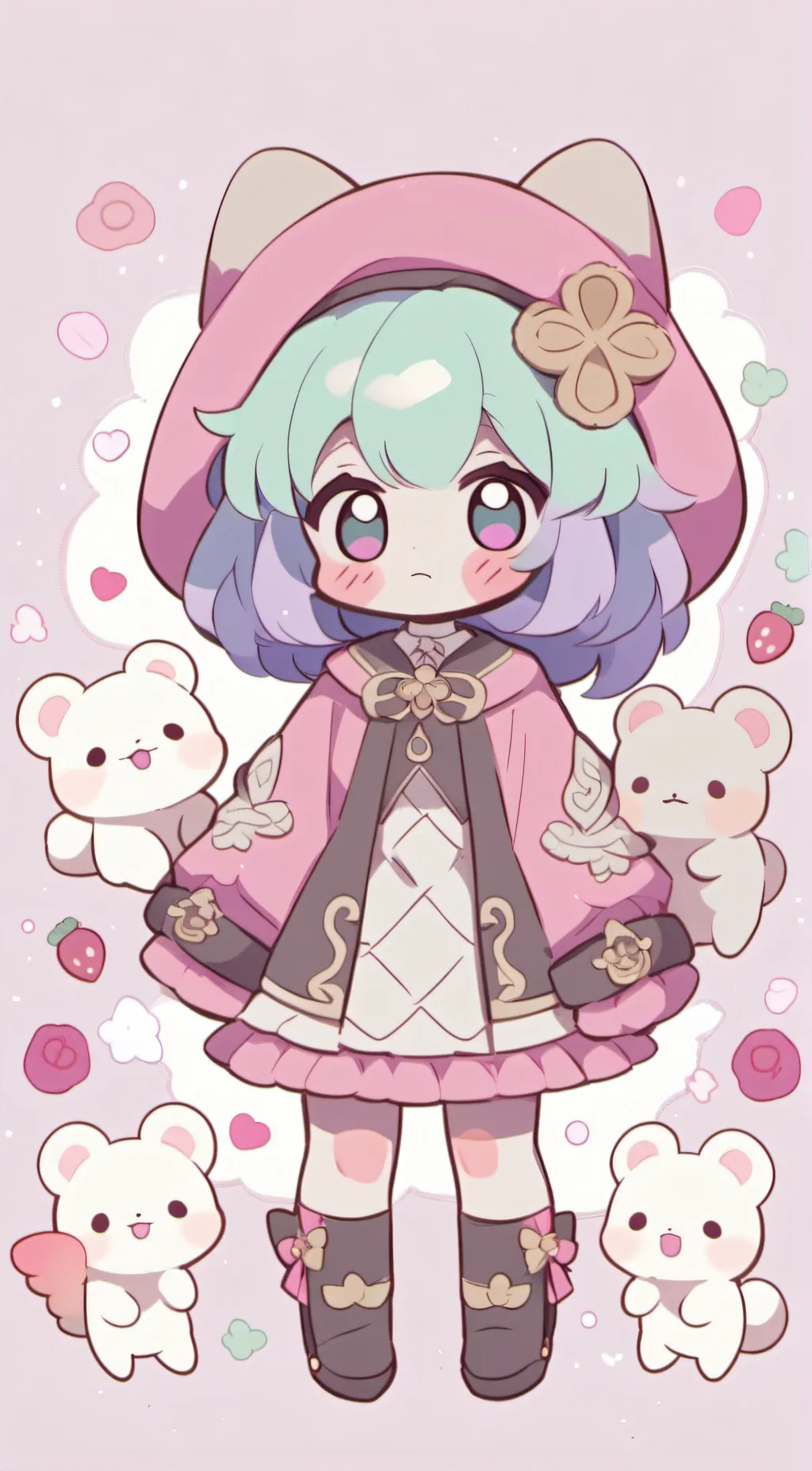 ai character: Zz background