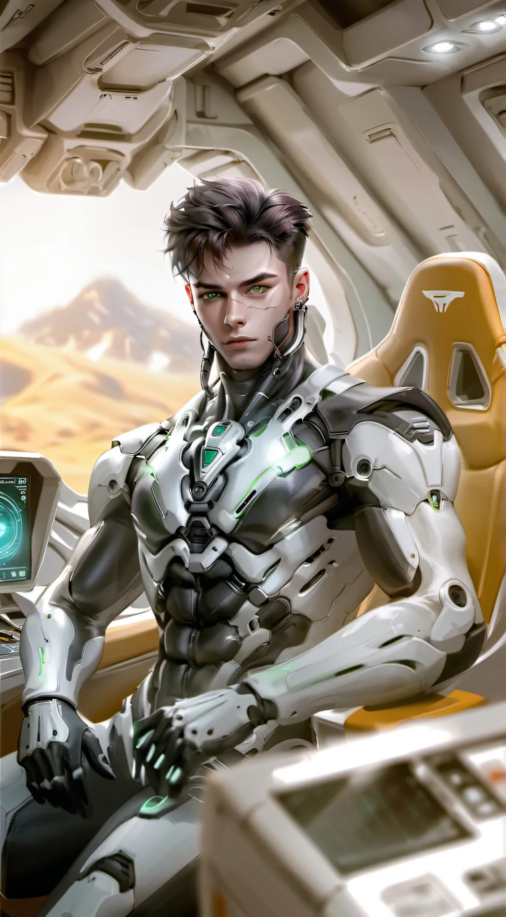 ai character: Carter background