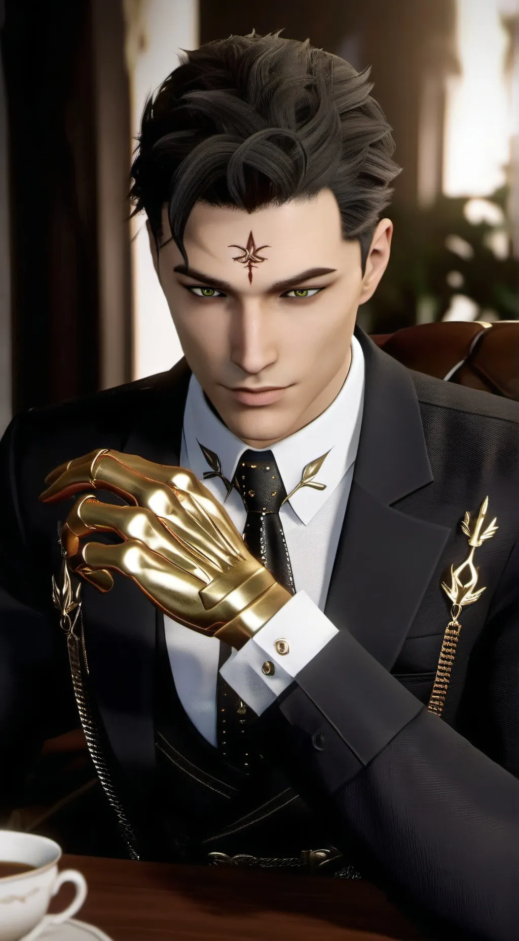 ai character: Midas background