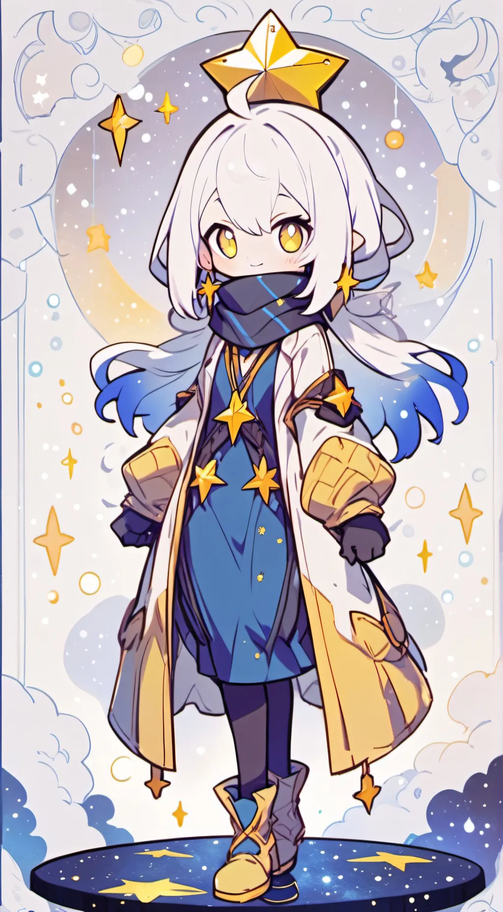 ai character: star (fnaf oc) background