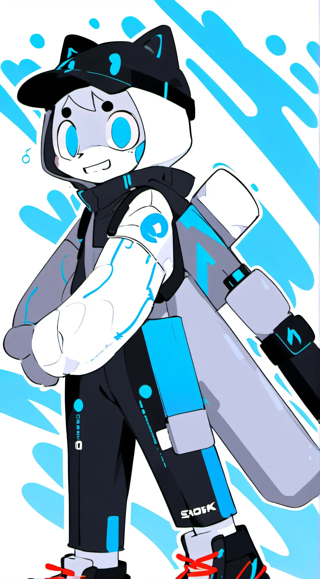 ai character: Prototype  background