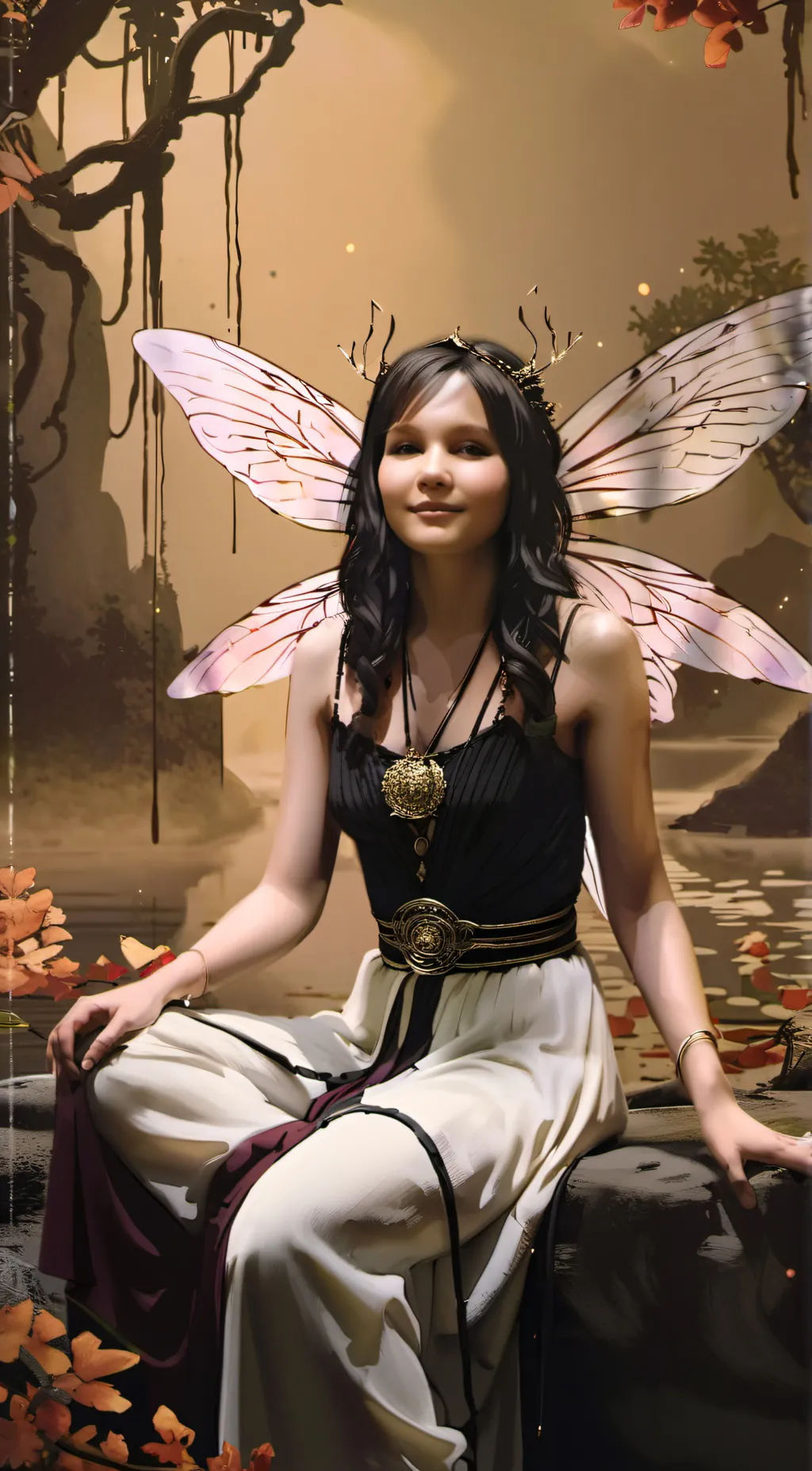 ai character: Lucy the fairy background