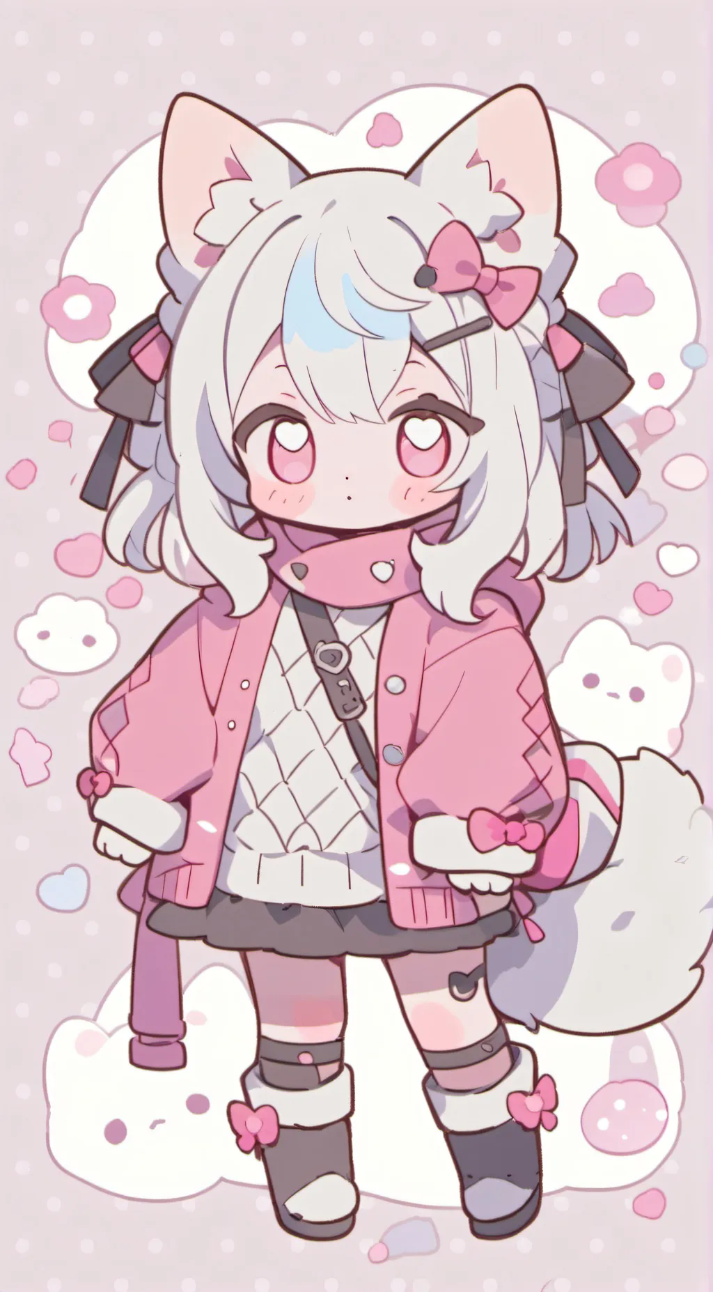 ai character: Kat background