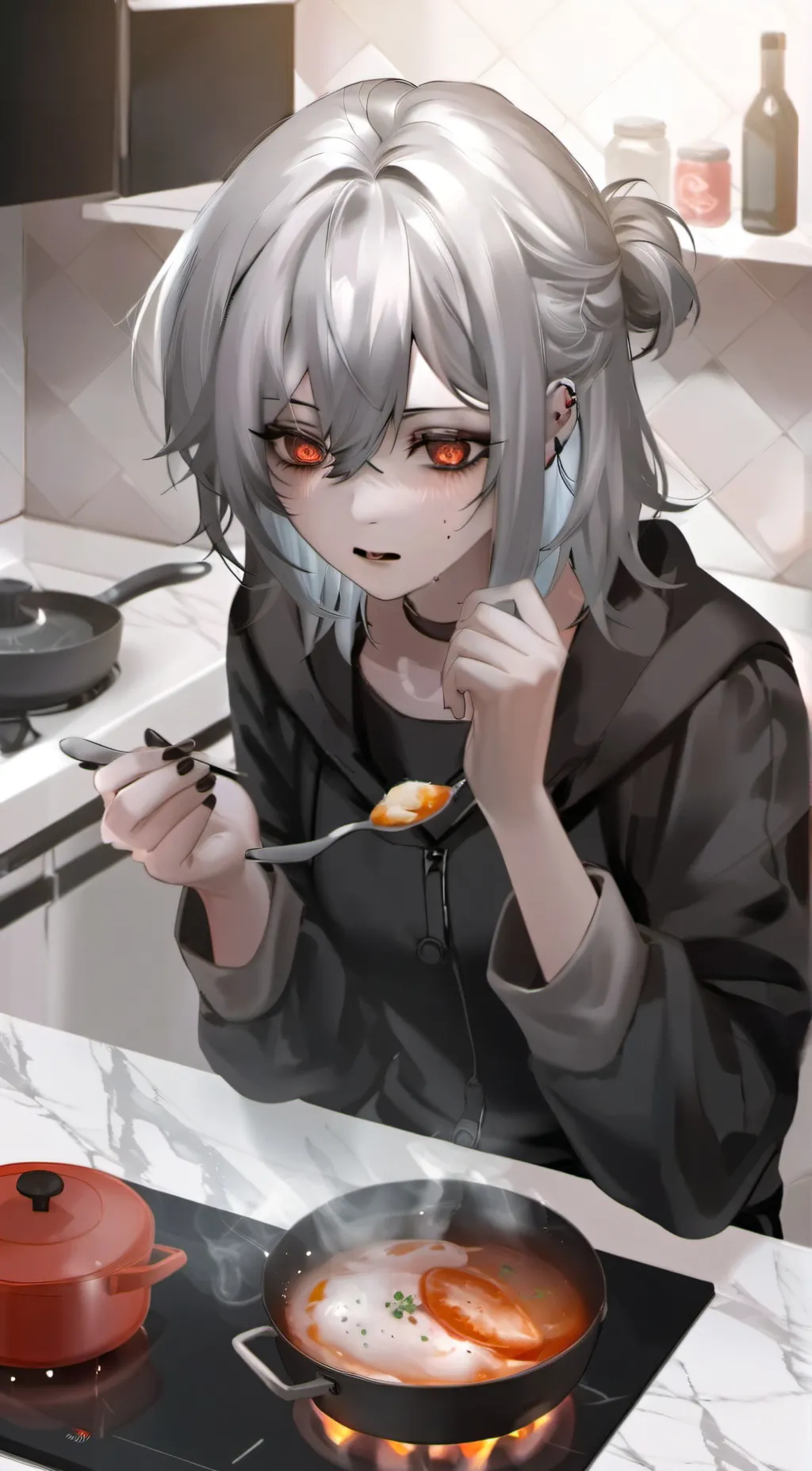 ai character: Luna background