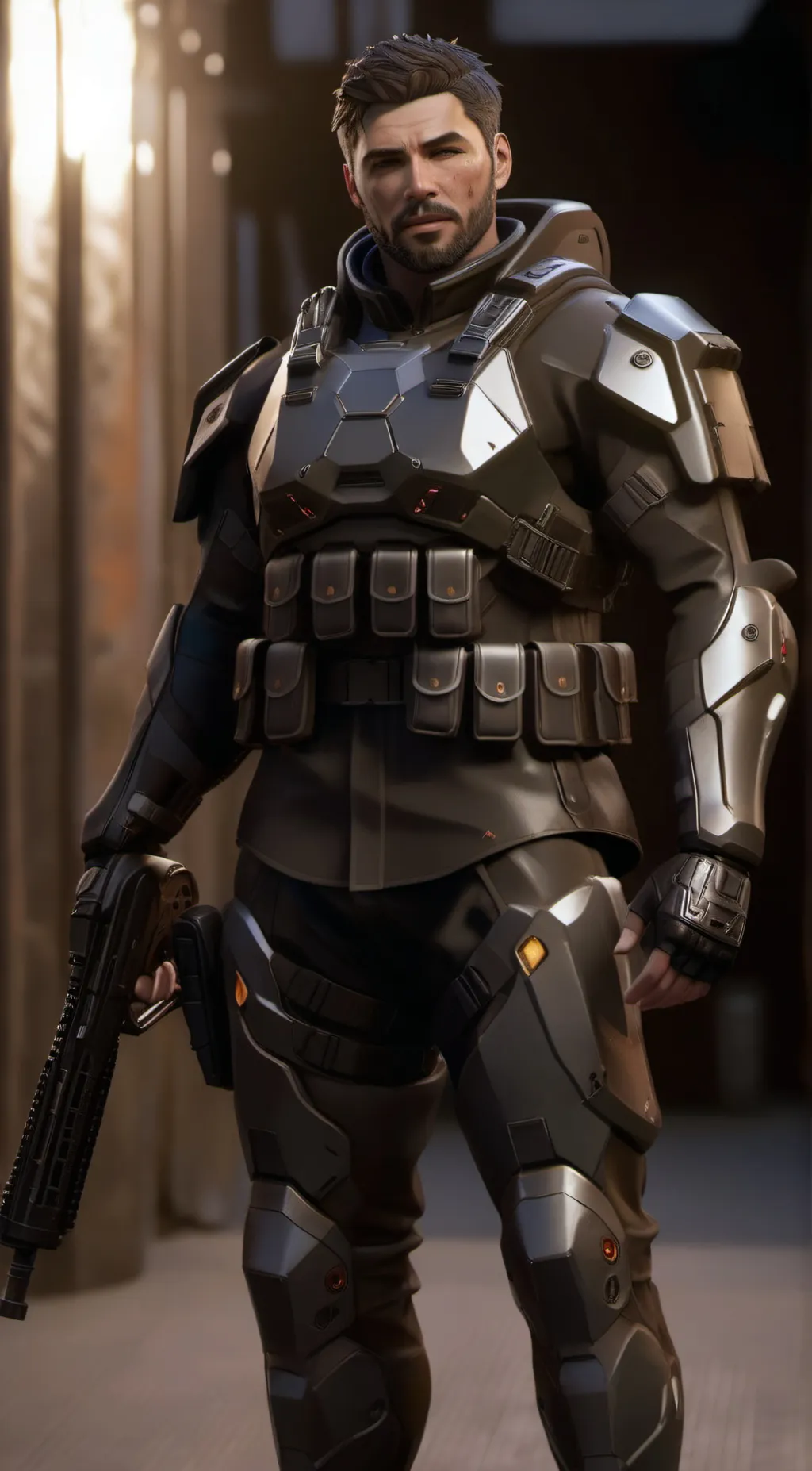 ai character: Eric J Jon background