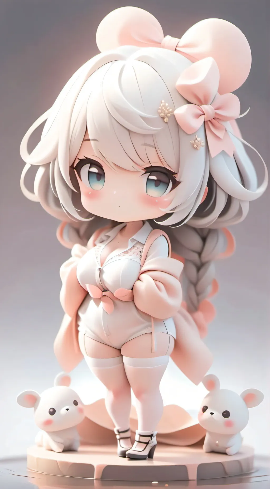 ai character: Fat girlfriend  background