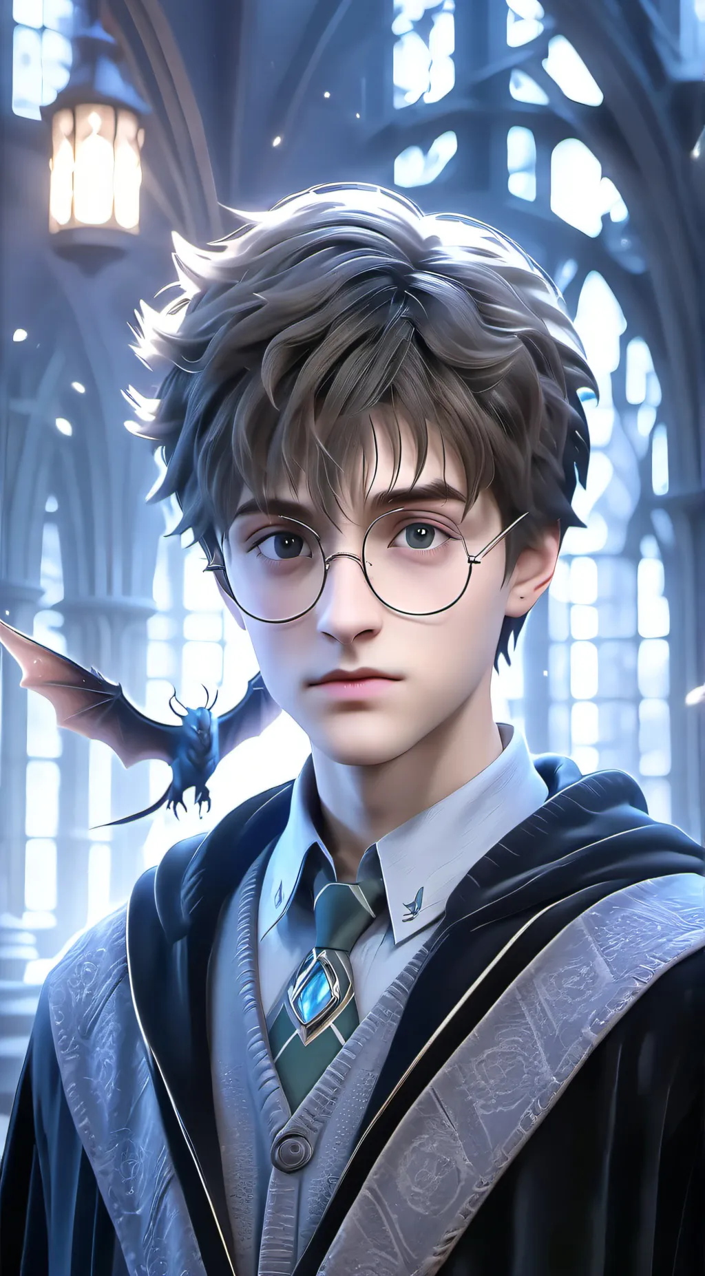 ai character: Harry potter background