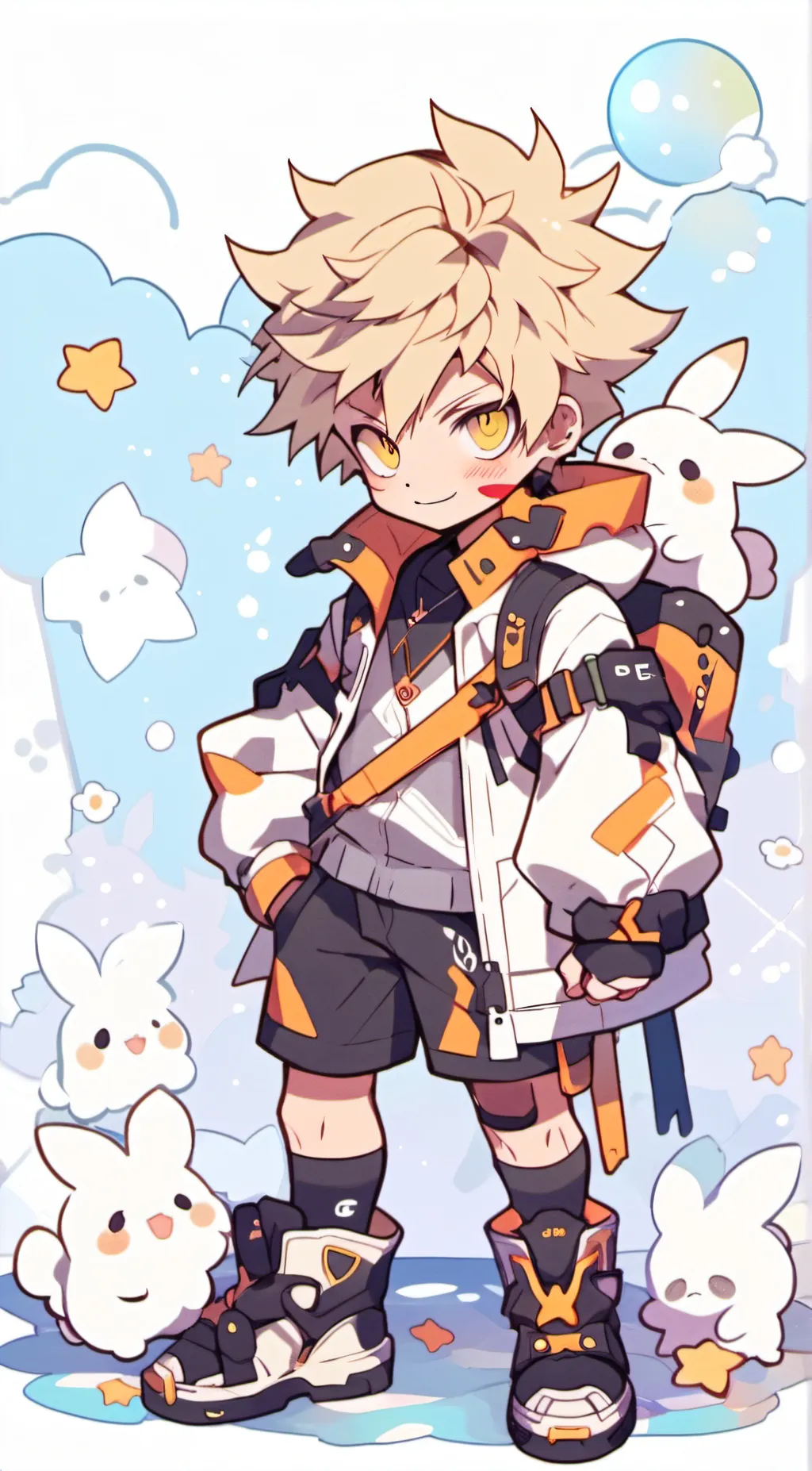 ai character: ☆Katsuki★ background