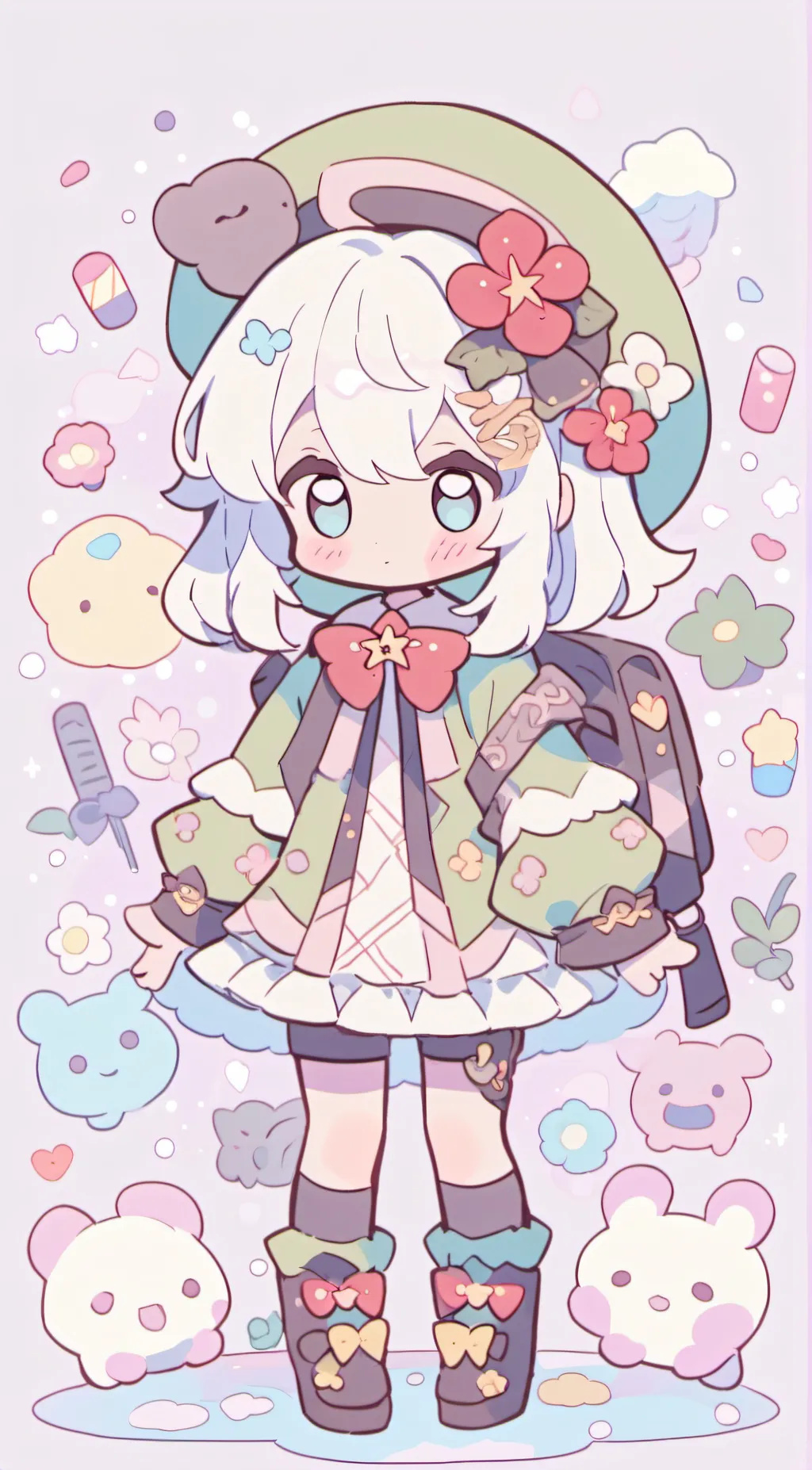 ai character: Marie background