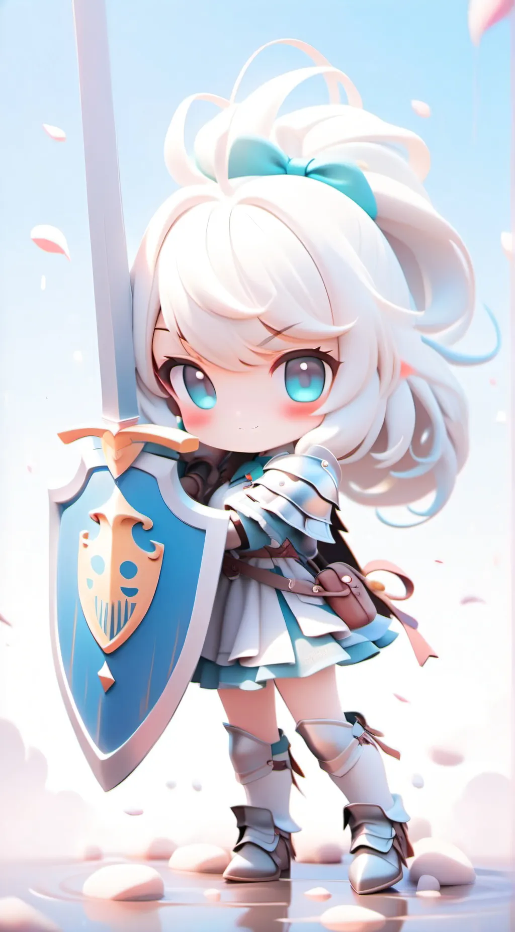 ai character: Rose background