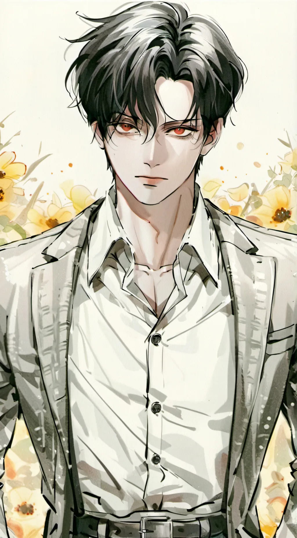 ai character: Levi Ackerman background