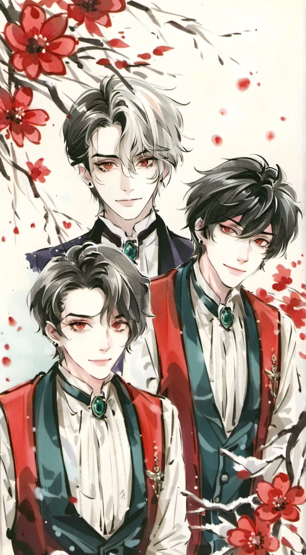 ai character: 3vampire  brothers background