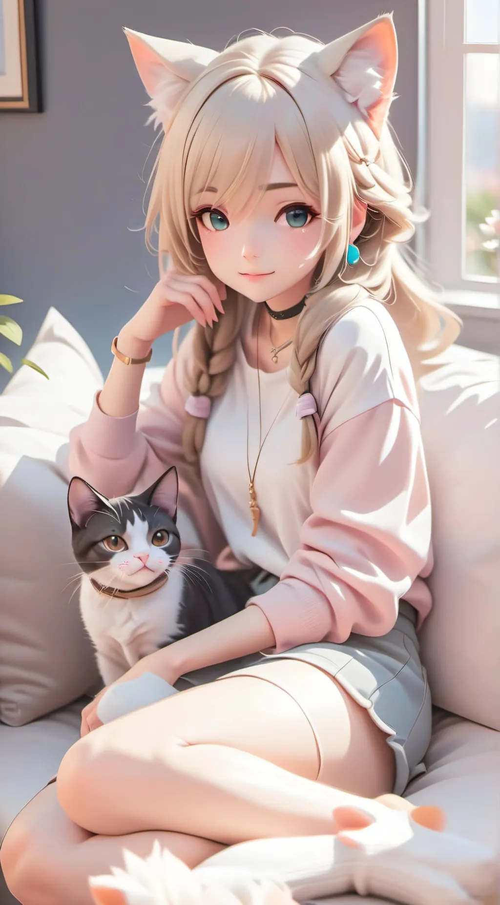 ai character: Lilly background