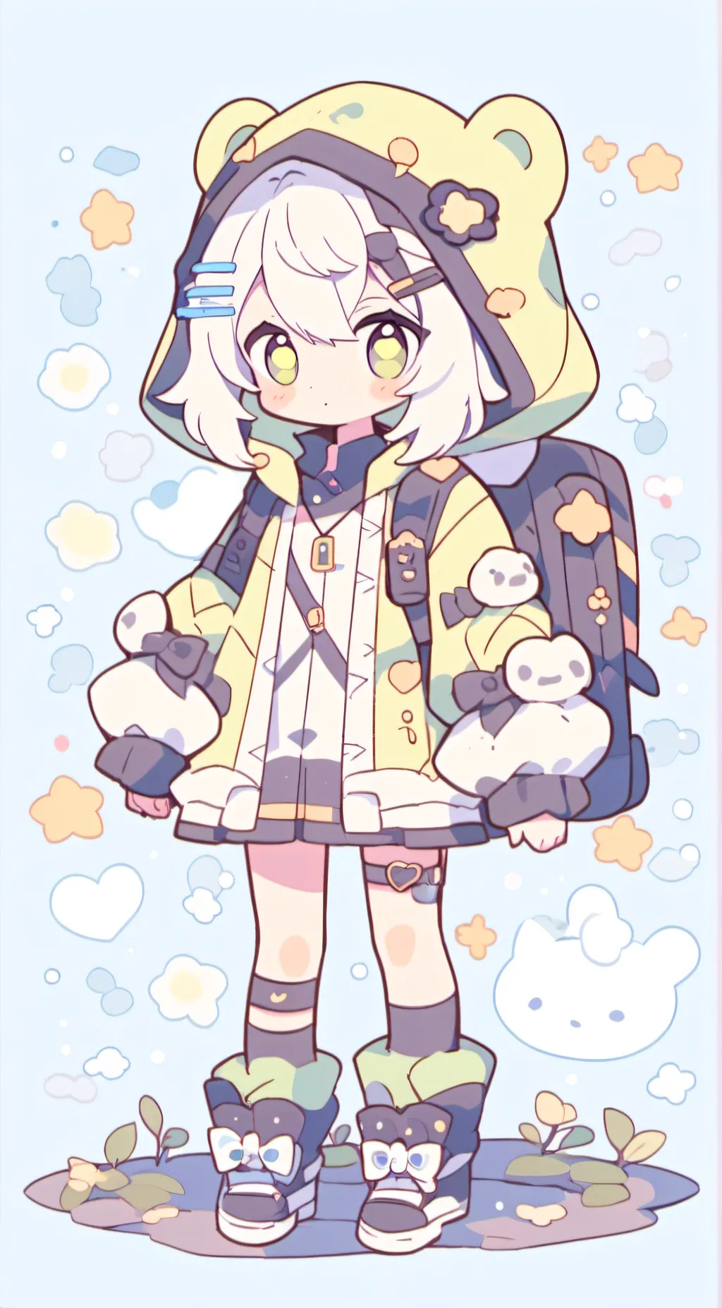 ai character: McDonald's  background