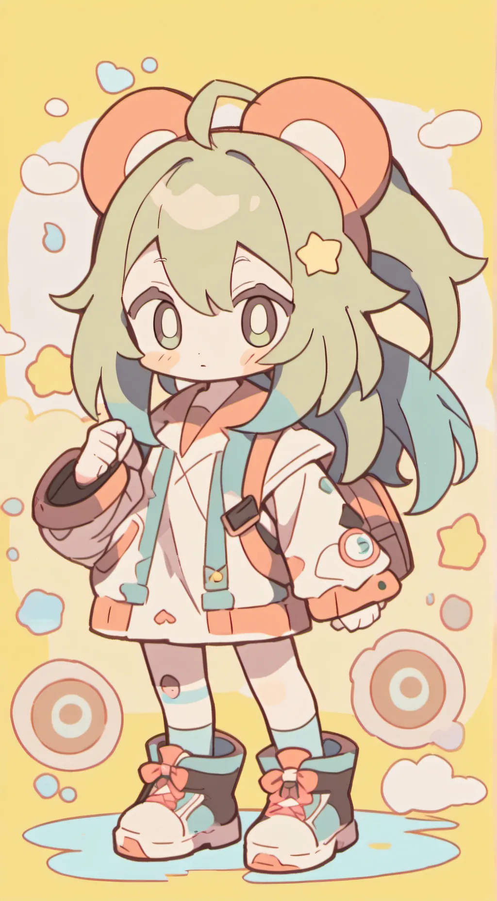 ai character: sonic gang 🦔  background