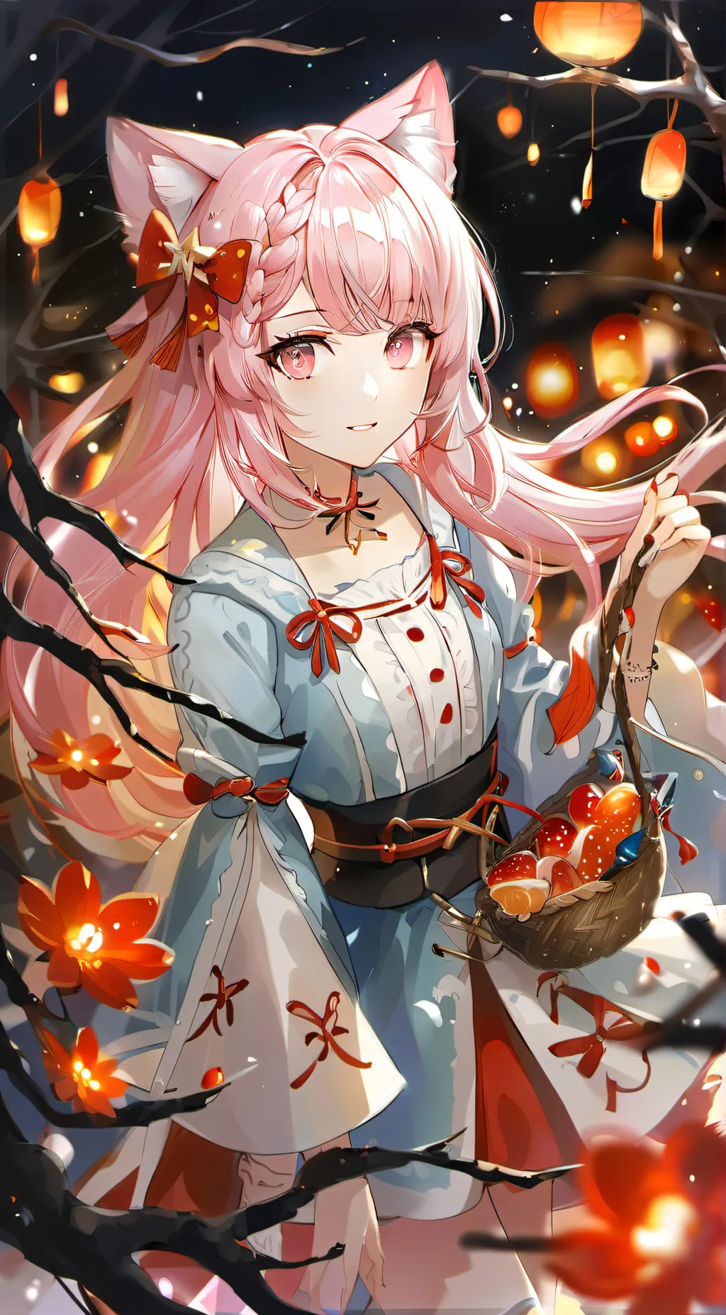 ai character: Sakura Hoshino background